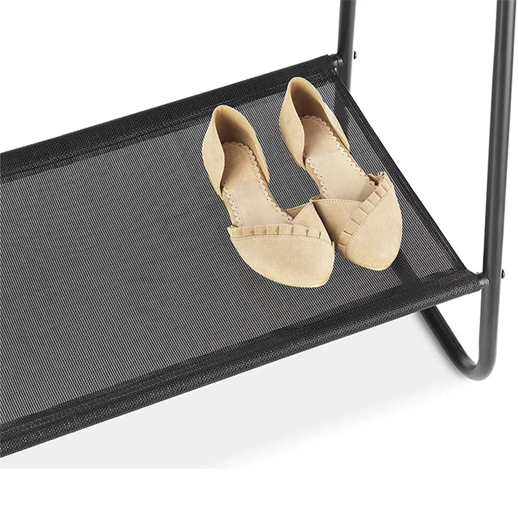 Display Metal Stand Clothes Rail Drying Racks Trolley For Shops Modern