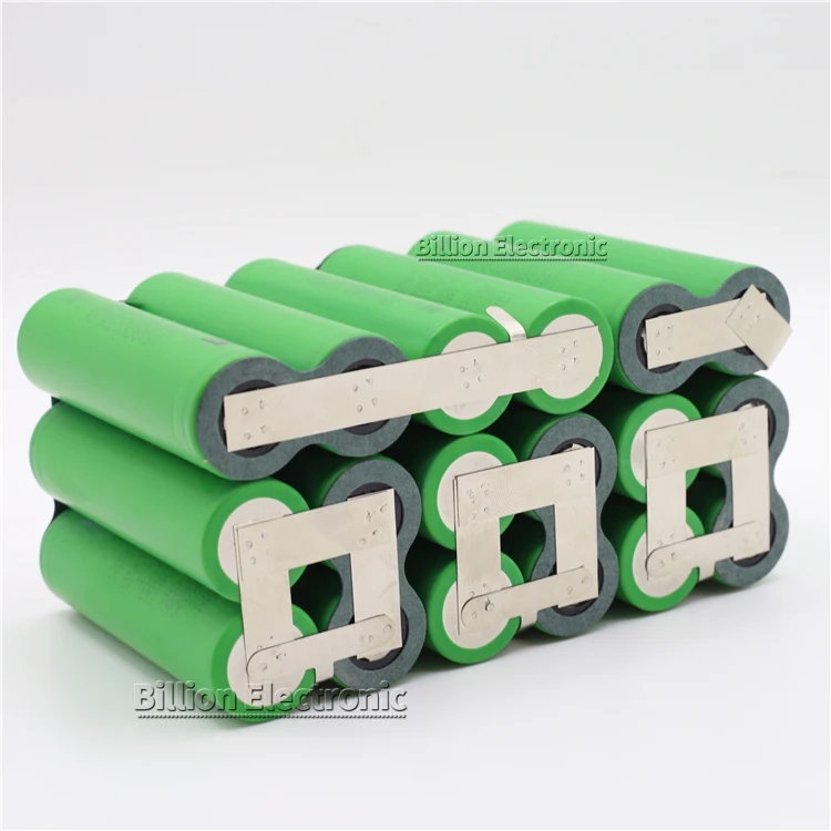  33.3V 9S2P VTC6 33V 6000mAh Deep Cycle 18650 Custom Battery Pack Power Solution Aircraft