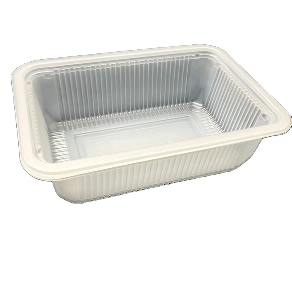 Custom Disposable Plastic Packaging Frozen Tofu Fruit Bread Food Packing Tray