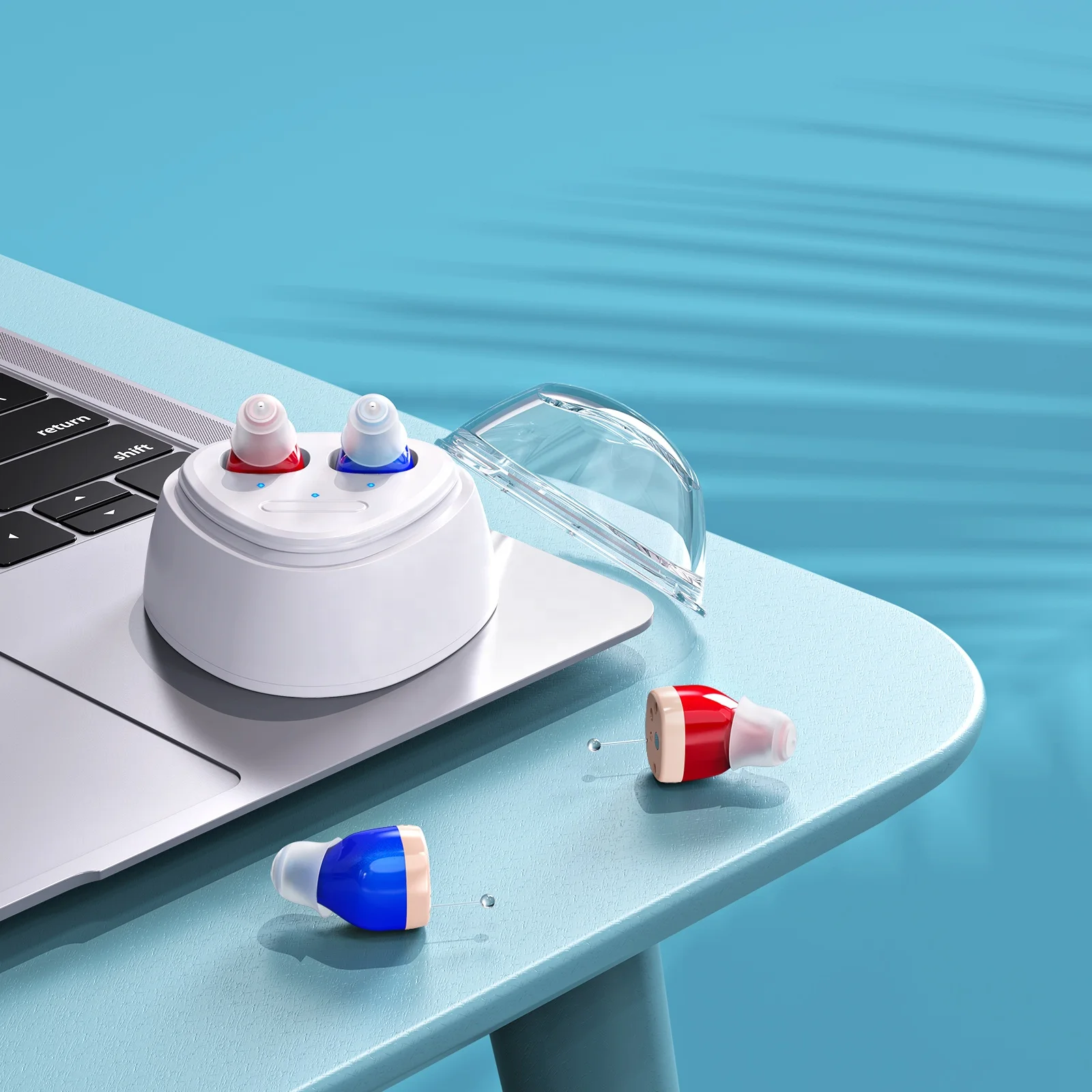 K&F Digital chip invisible rechargeable Mini Invisible hearing aids ear amplifier rechargeable seniors