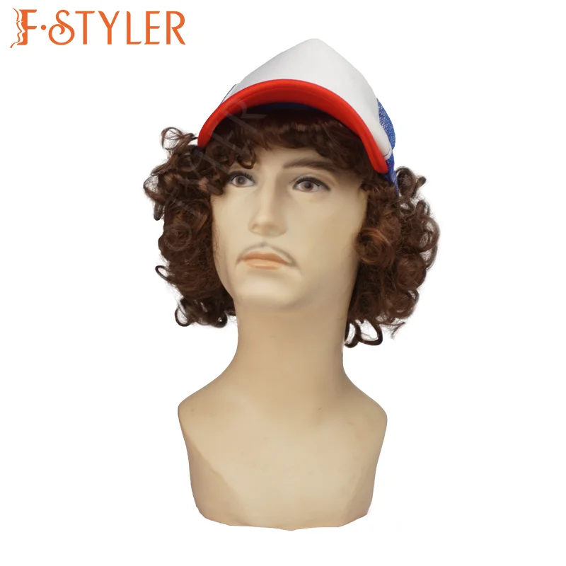 FSTYLER 2024 RTSsprts cap hair Hot selling  cosplay hair Synthetic wigs party wigs  surplus clearance  one dollar  item