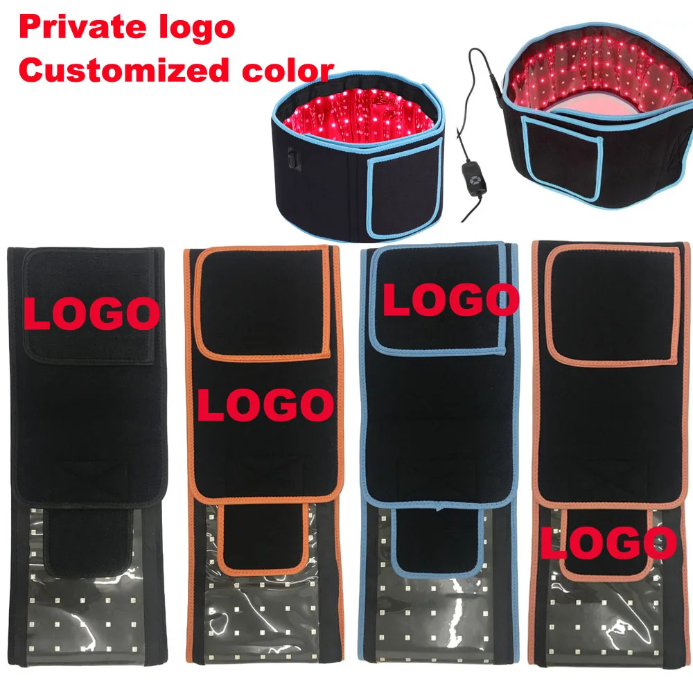 Weight loss wrap body slimming Belly pad 660nm 850nm led red infrared waist lipo fat loss red light therapy belt