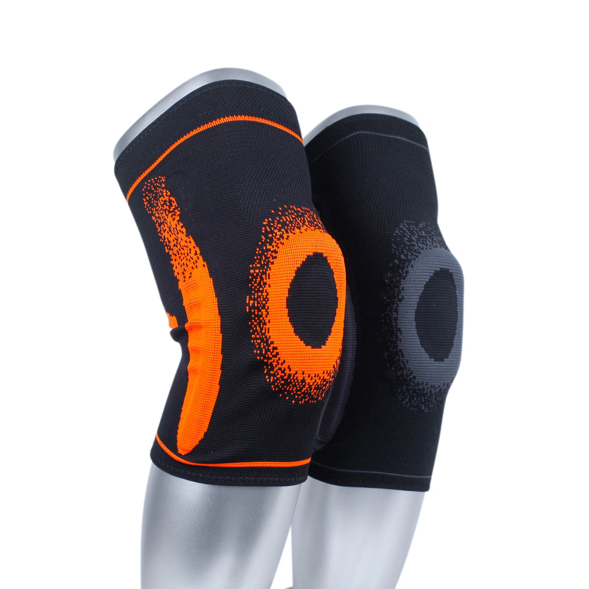 Manufacturer Custom Adjustable Knitting Machines Knee Sleeve Kinesitherapie Knee Support 3d Knitted Knee Sleeves