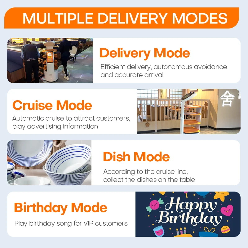 Robot Wholesale Stable Operation Robot Food Machine Intelligent Charge Hotel Restaurant Delivery  Server Robots Waiter For Sale