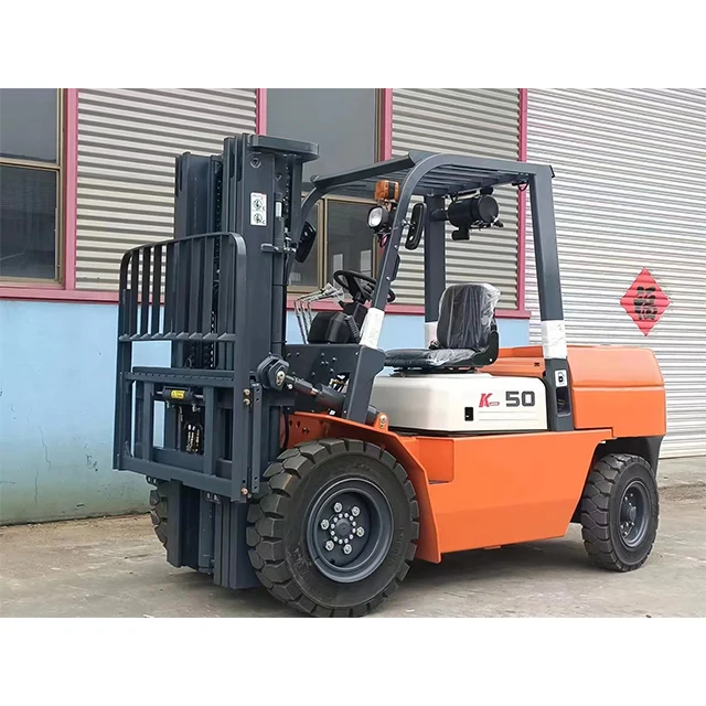 5000 KG Diesel Engine Forklift 3-6 M Lifting Height for Exporting