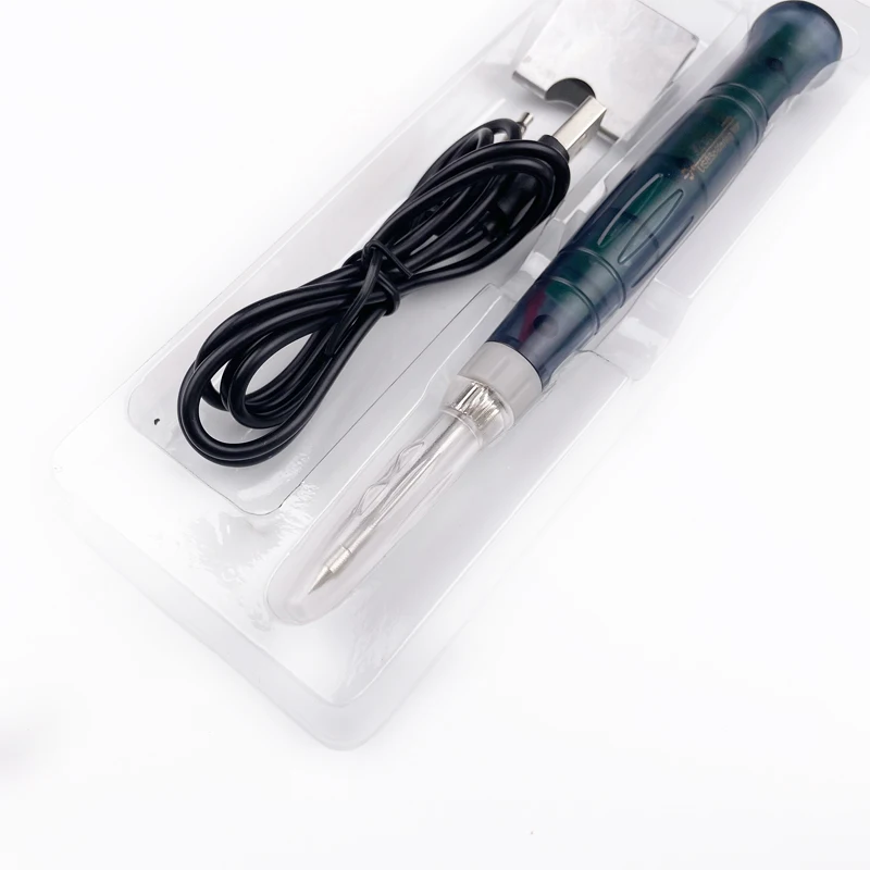  Полнофункциональный и портативный паяльник с питанием от USB профессиональный мини-паяльник металлической подставкой 5 В 8-10