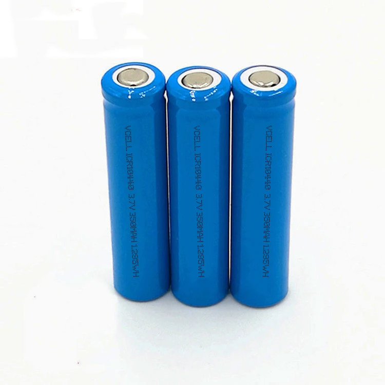 10440 AAA Size 3.7V 350mAH Rechargeable Lithium ion Battery Cells