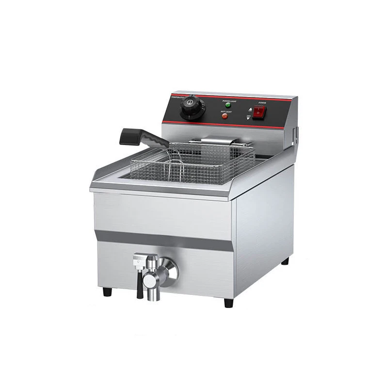 Longterm Stainless Steel Commercial 6L+6L Double Tank Double Basket Electric Deep Fryer For Western Restaurant