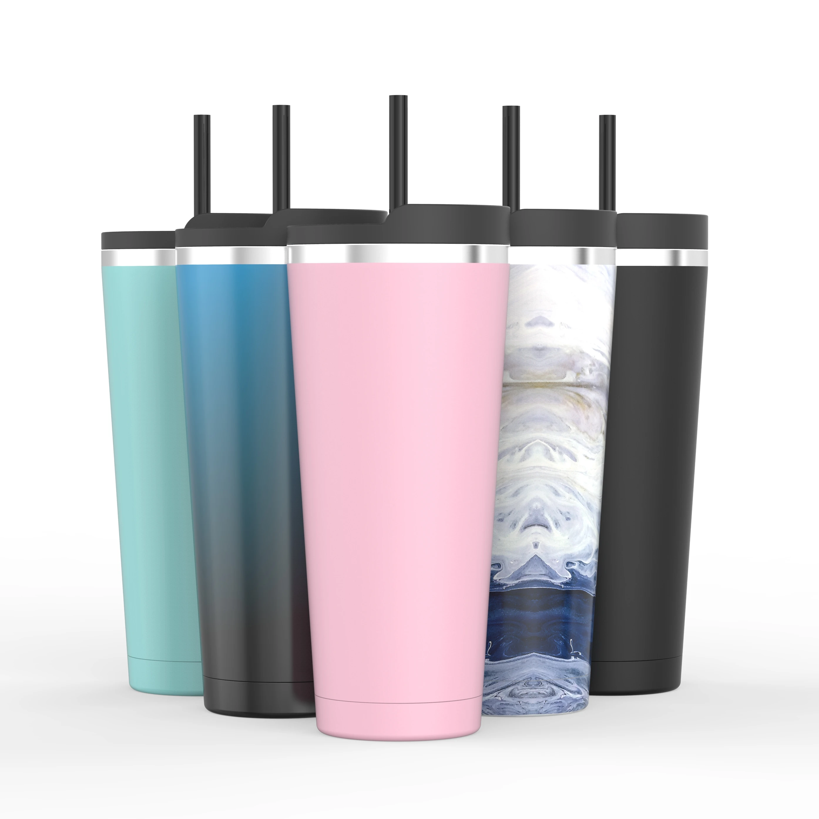 Дорожная кофейная кружка из нержавеющей стали объемом 32 унции с крышкой