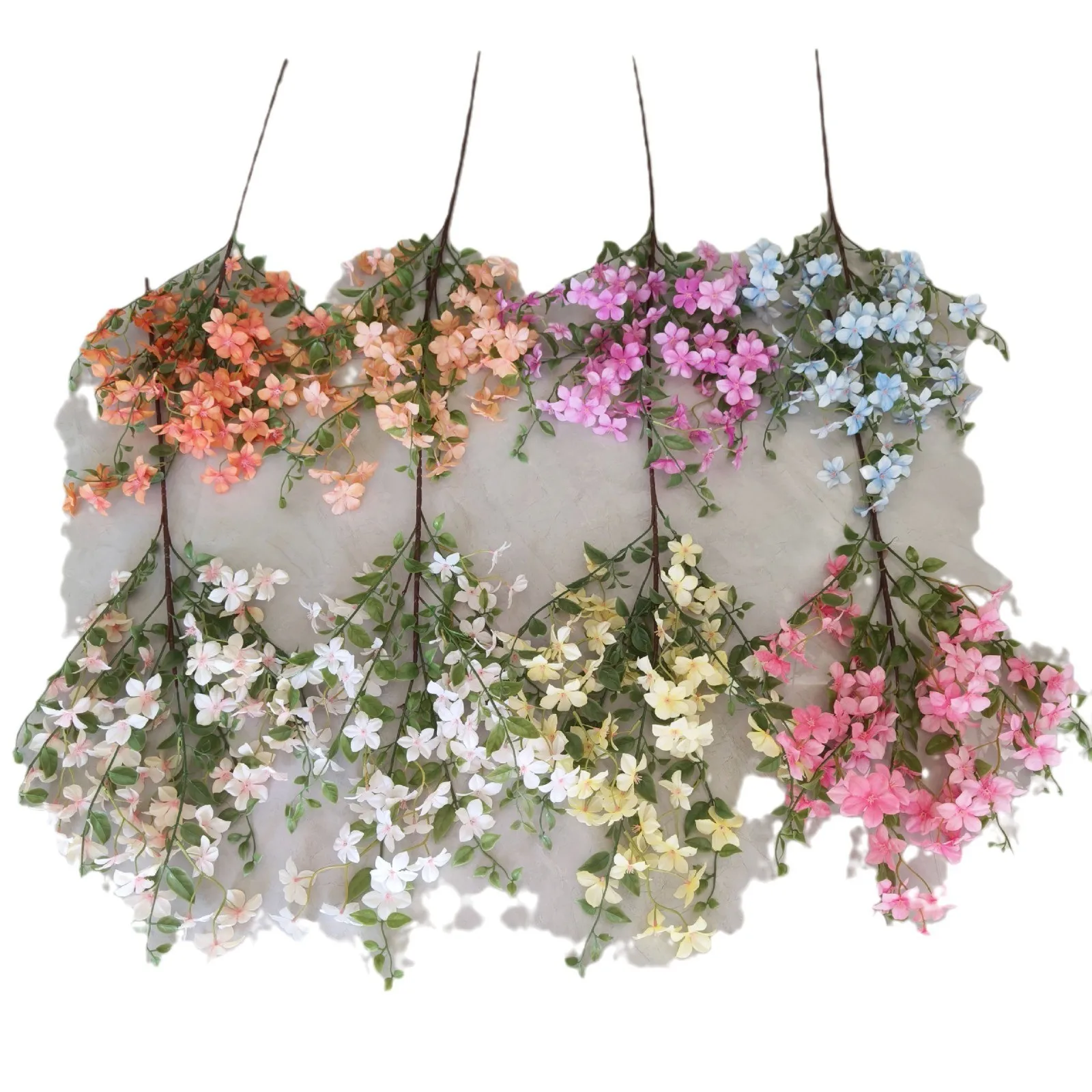 YIWAN wholesaleseve long branch murraya paniculata flower wedding artificial flowers for home wedding decoration