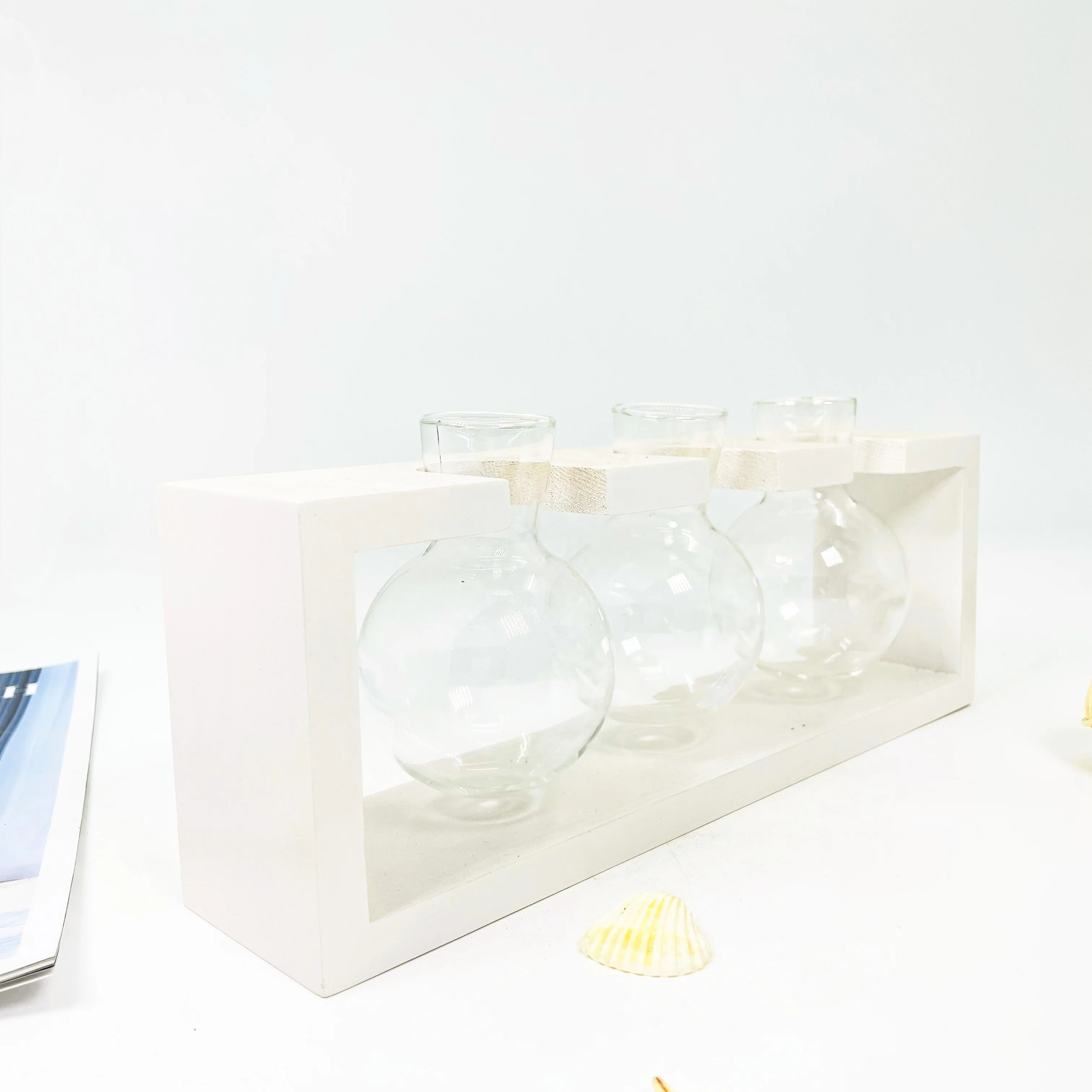 hot sale white Hydroponic Vase for home decoration