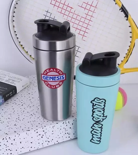Hot Sale ODM OEM Bpa-Free 304 Stainless Steel Custom Logo Sport Protein Shaker For Fitness Gym