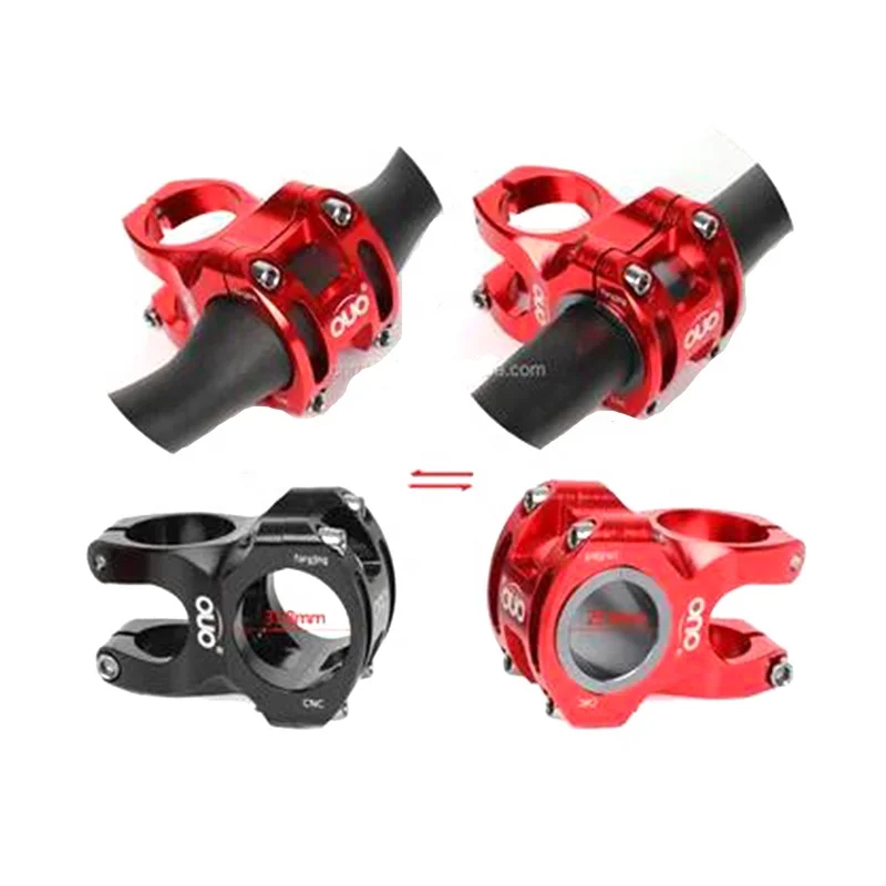 Mtb Stem 31.8mm Bike Stem Road OUO Aluminum Alloy 25.4mm Short Stem For MTB