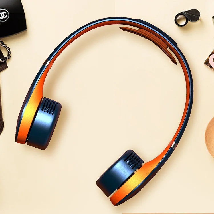 2022 Hot sale hanging wireless 3 wind speeds battery operated bladeless usb charging bldc mini portable neck fan