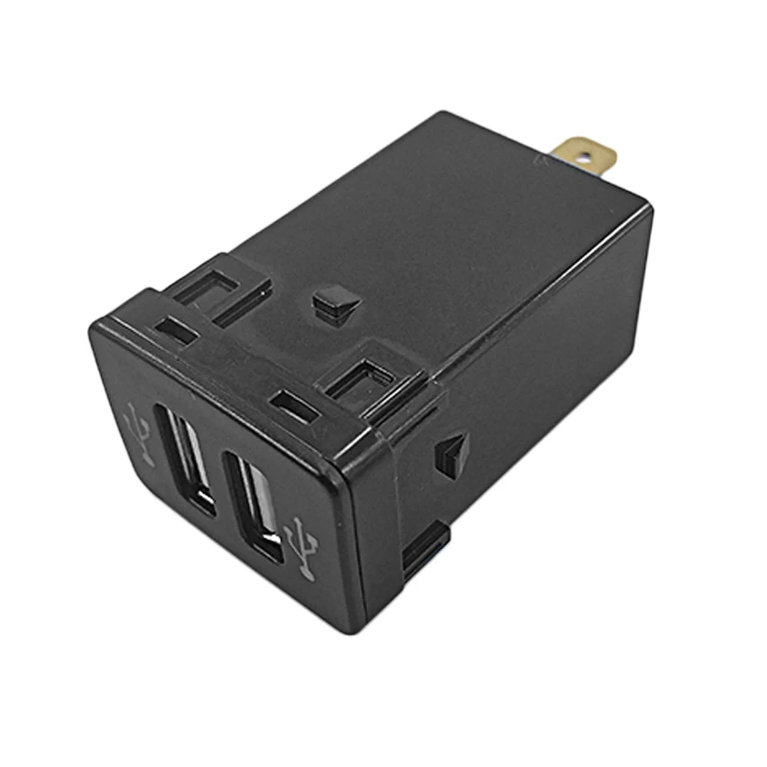 
DC 5V 3.1A dual USB socket dual usb car charger for Nissan Pathfinder R52, Navara NP300, X-Trail T32 