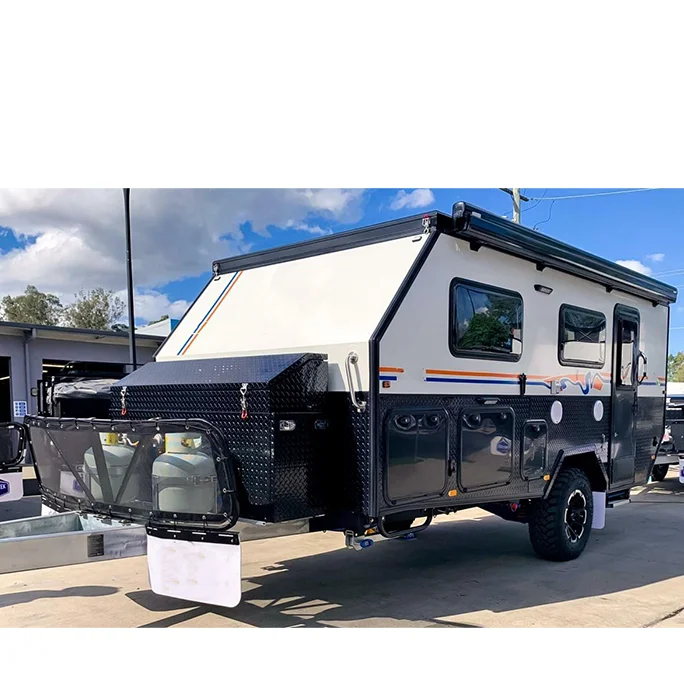 2021 Ecocampor Новая фабрика 15 футов гибридный дорожный живой автомат для кемпинга внедорожный автофургон выдвижной трейлер путешествий Мини Мобильный Max