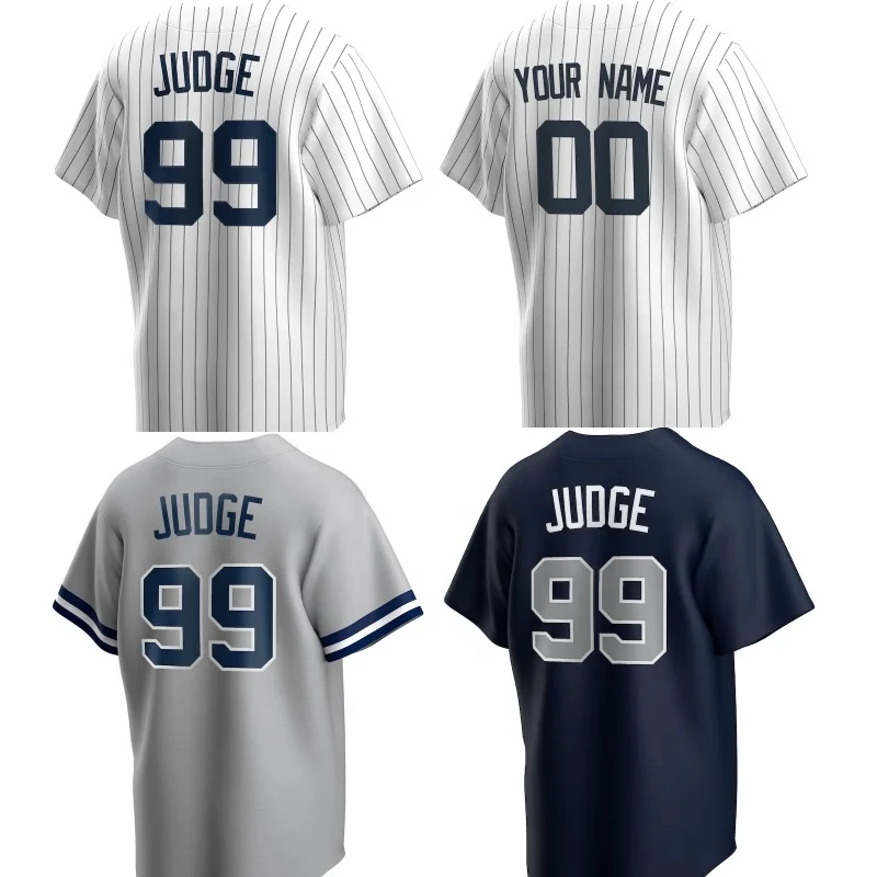 Baseball Wear Sublimation Latest Design #99 Aaron Judge Baseball Jersey