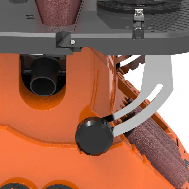 Vertical Drum Belt Oscillating Spindle Sander Woodworking 110-120V 2000 RPM Electric Aluminum DIY Customizable 350W Allwin 60hz