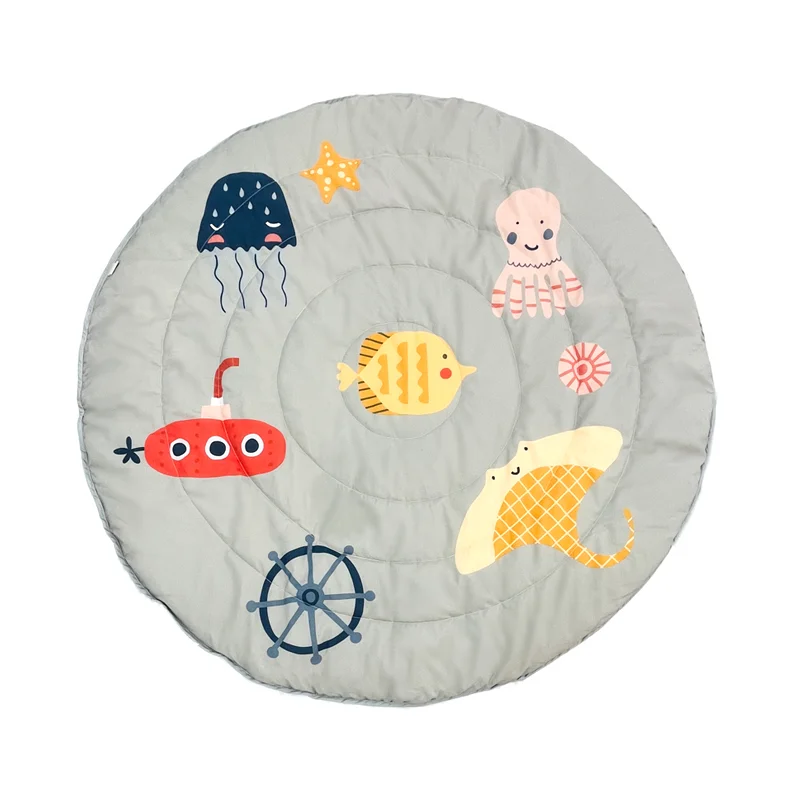 cotton organic baby play mat gym washable changing mat Wholesale playing mat baby