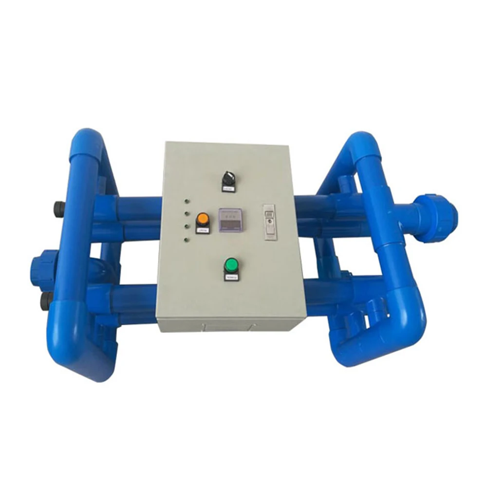 
uv light pond filter system with PVC reaction chamber 
