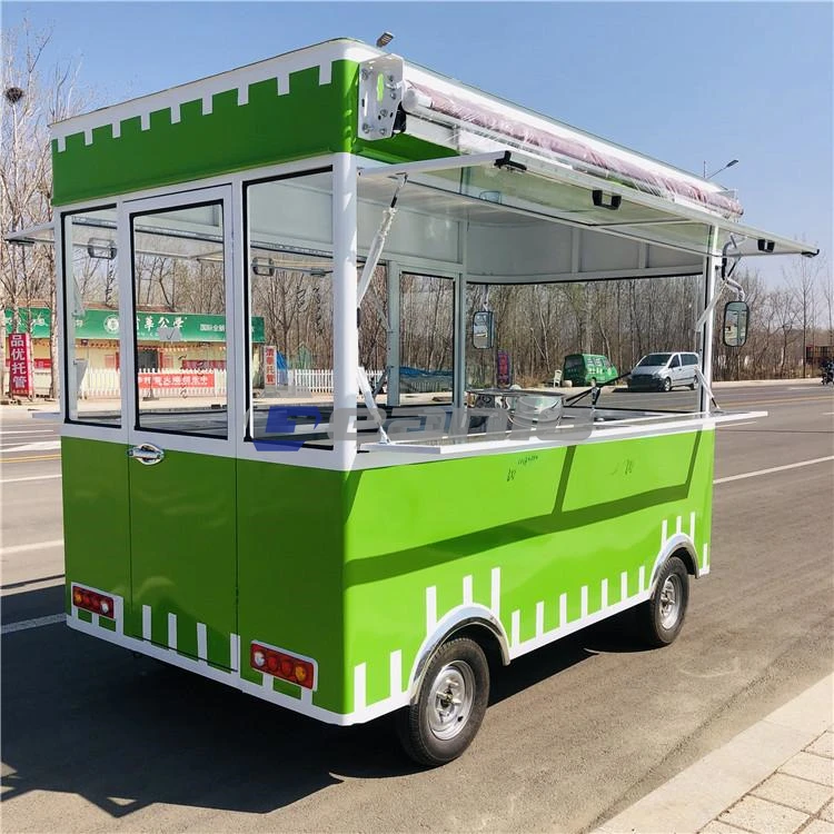 Прицеп GEANLO Hotdog для пиццы кофейная тележка мобильный прицеп кухни ресторана киоск быстрой закуски фаст-фуда трейлер еды