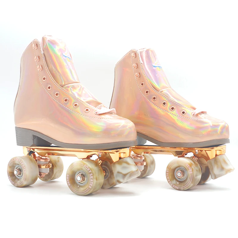 103a Wheel Roller Skates Protective Gear Toe Trucks Pad Tyre Double Row Boys