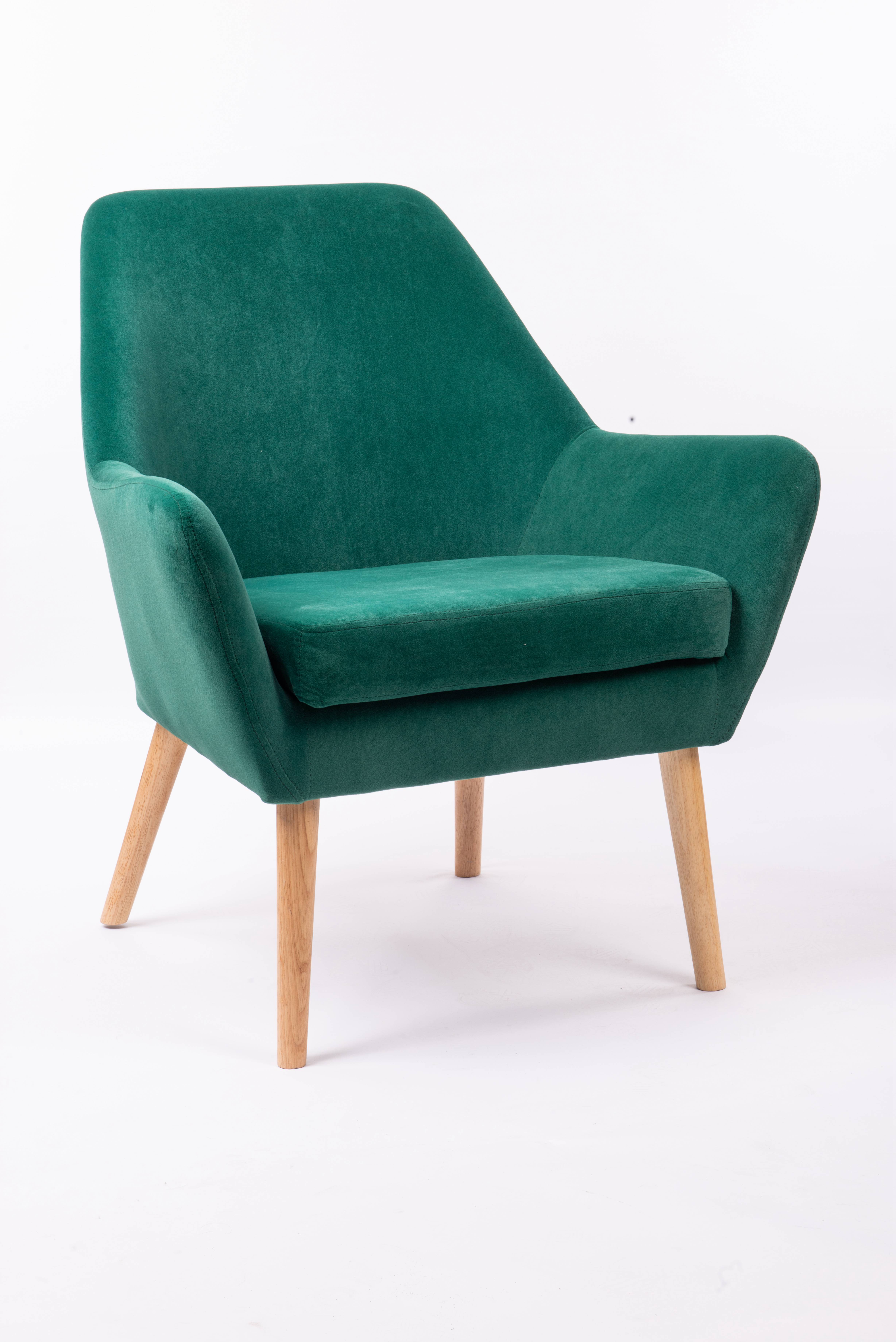 New Hot Items The Fine Quality Room Upholstered Luxury Dining Velvet Single Seat Sofa Chair