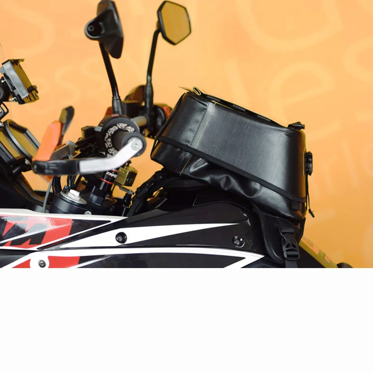 Motorbike Tank Bag Heavy Duty 1000D PVC Waterproof Multi-functional Motorcycle Accessories Bag