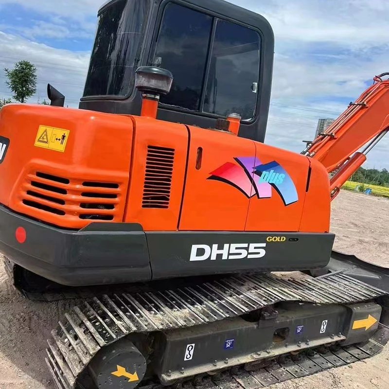 Original Korea Brand Doosan DH55 55 DX60 Excavator Used Mini 5Ton Excavator Second hand Digger Excavator In Good Condition