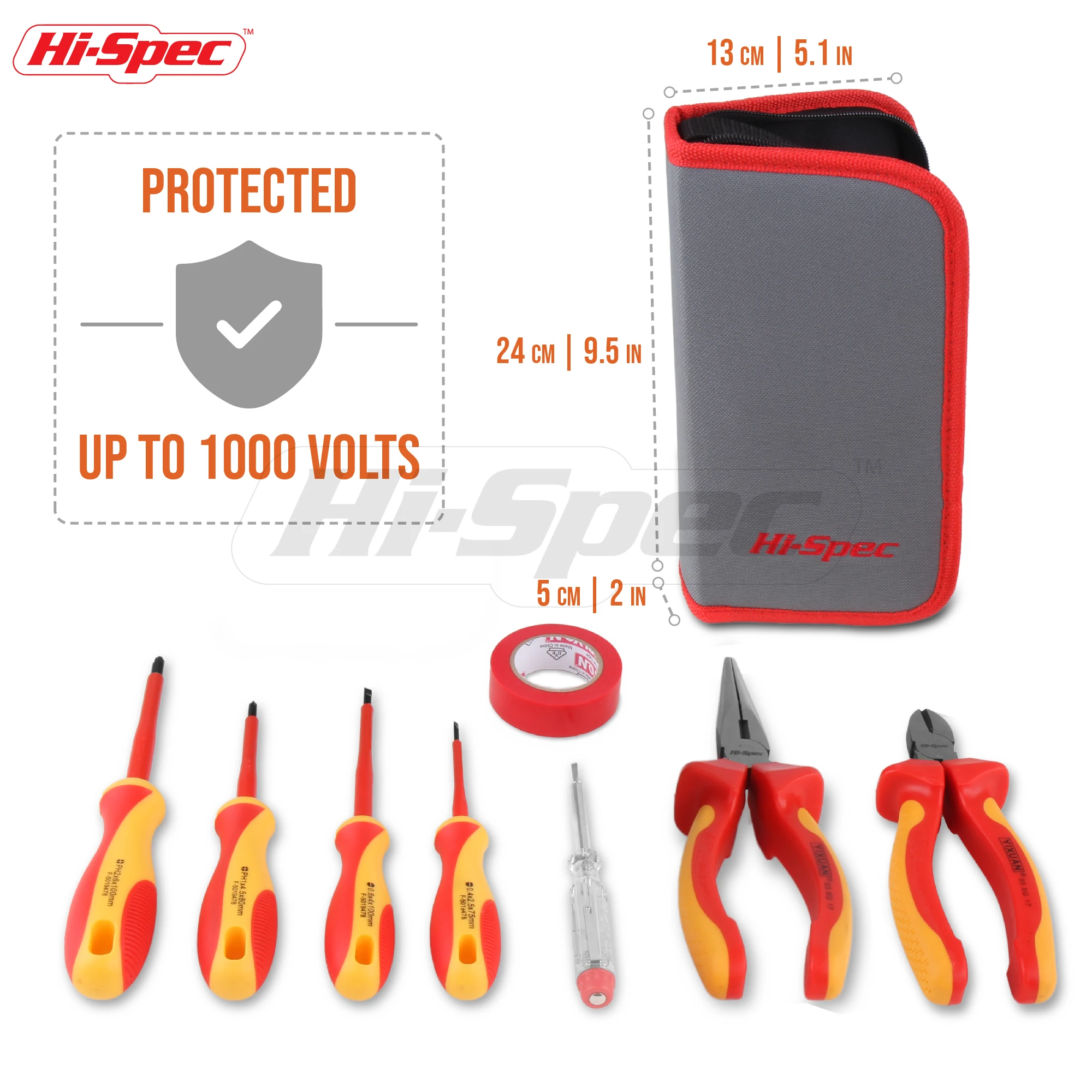 8pc 1000V VDE Pliers & Screwdrivers Tool Kit Set Electrical Insulated Hand Tools for Home Electricians DIY. OEM ODM Supported