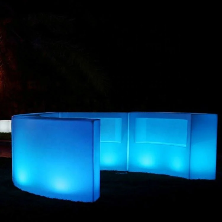 Led Light Dj folding desk ,aluminum folding table with cheap price,Movable dj table