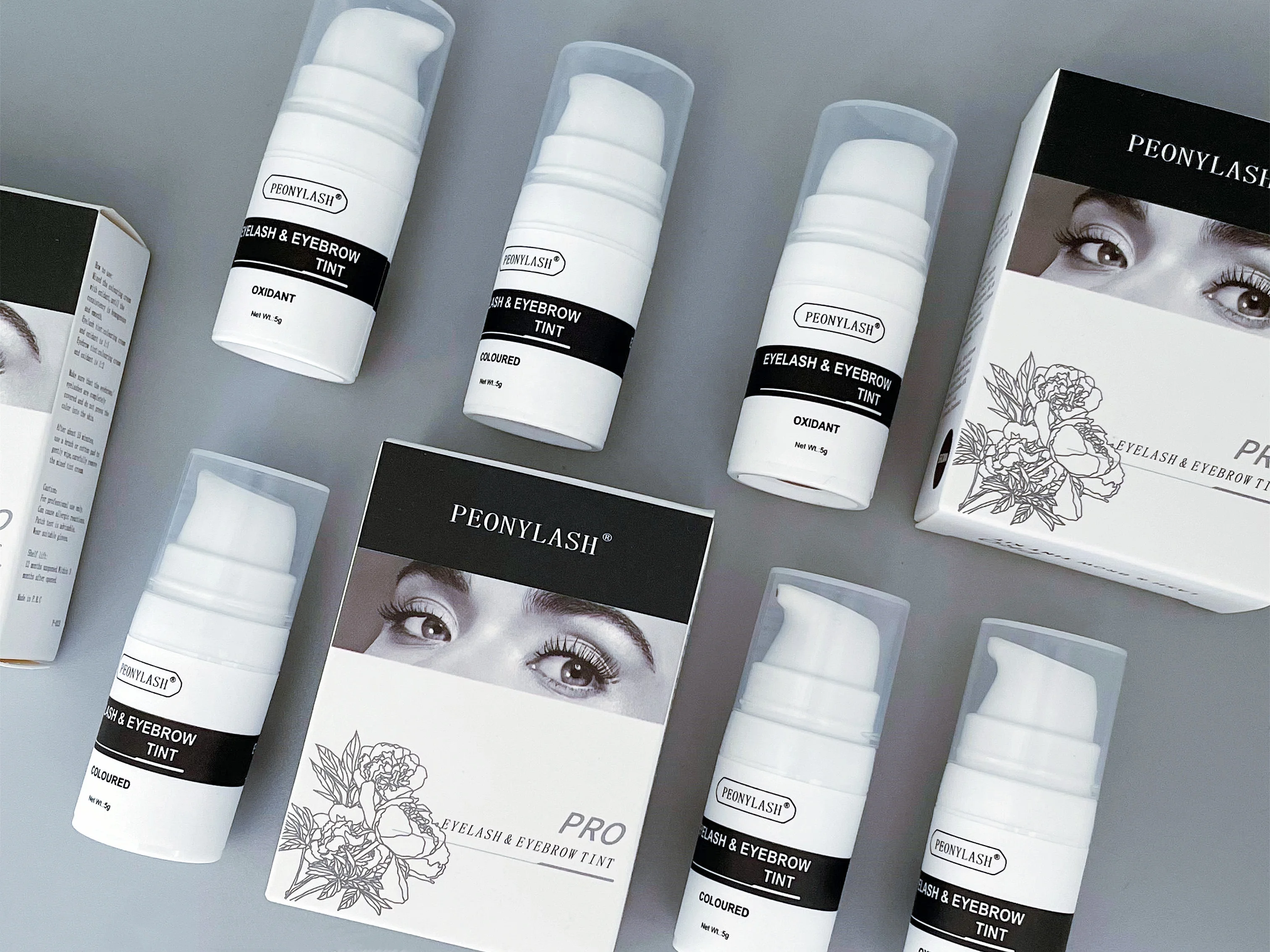 Long Lasting Eyelash Tints Private Label Eyebrow Tint Set Salon Use Eyebrow Tint Wholesale Water-proof Eyebrow Henna