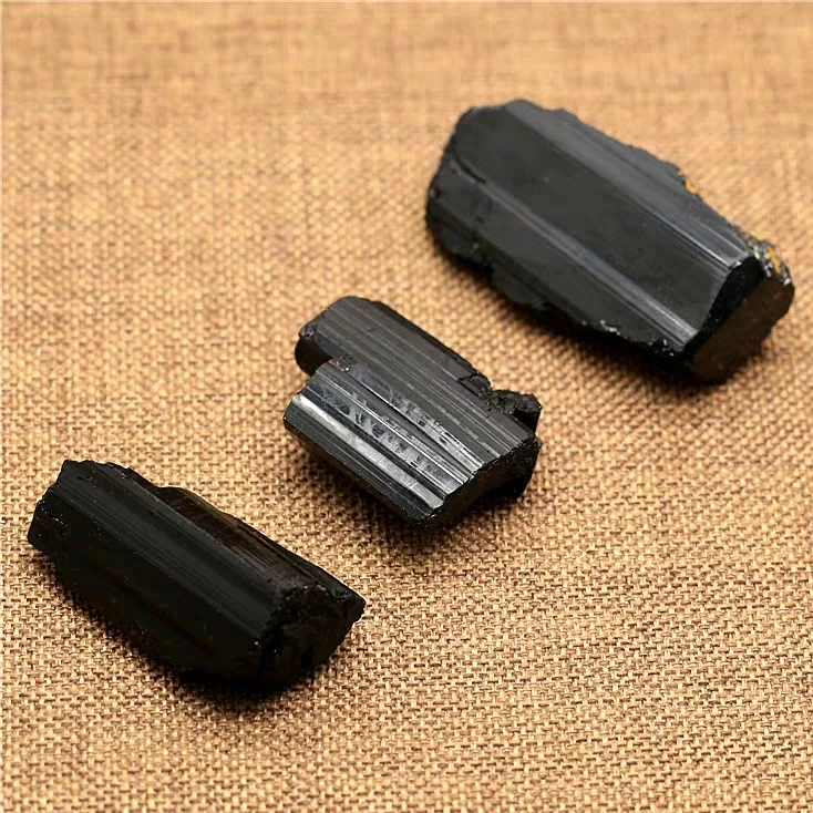Натуральный Необработанный грубый камень кристалл чакра рейки черный турмалин образец драгоценного камня лечебный для продажи