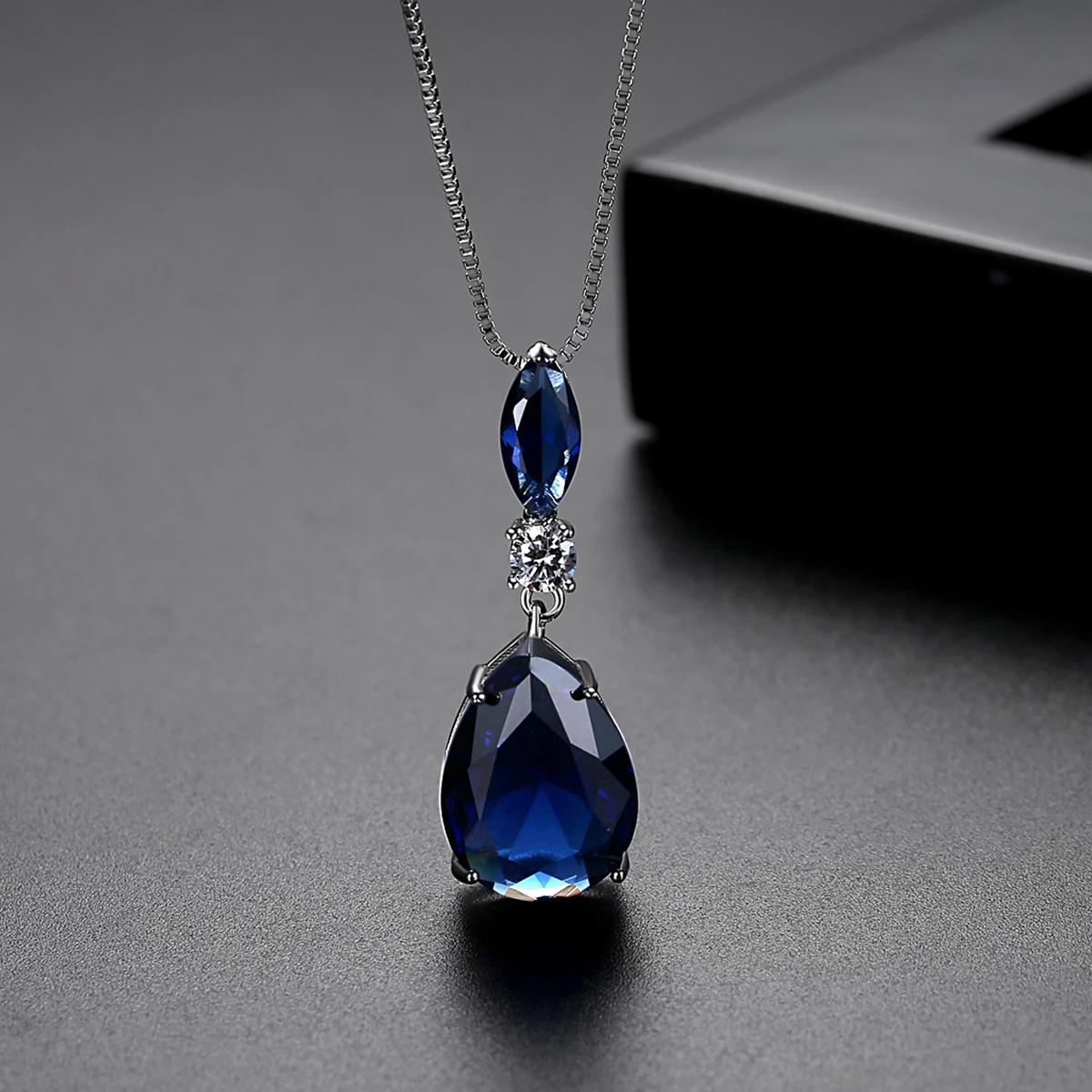 LUOTEEMI White Rhodium Gold Plated Bridal Wedding Jewelry Sets Cubic Zirconia Fancy Women Set