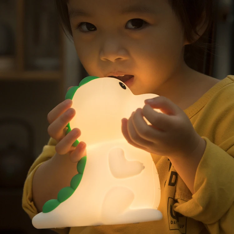 lampada de nightlight led charging light small gift kid toys bed light lamp for kids atm bank dinosaur toys