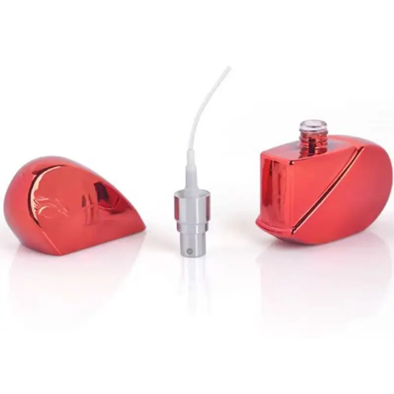 Heart Shaped Glass Perfume Spray Bottle 25ml 50ml Luxury Empty Perfume Bottles