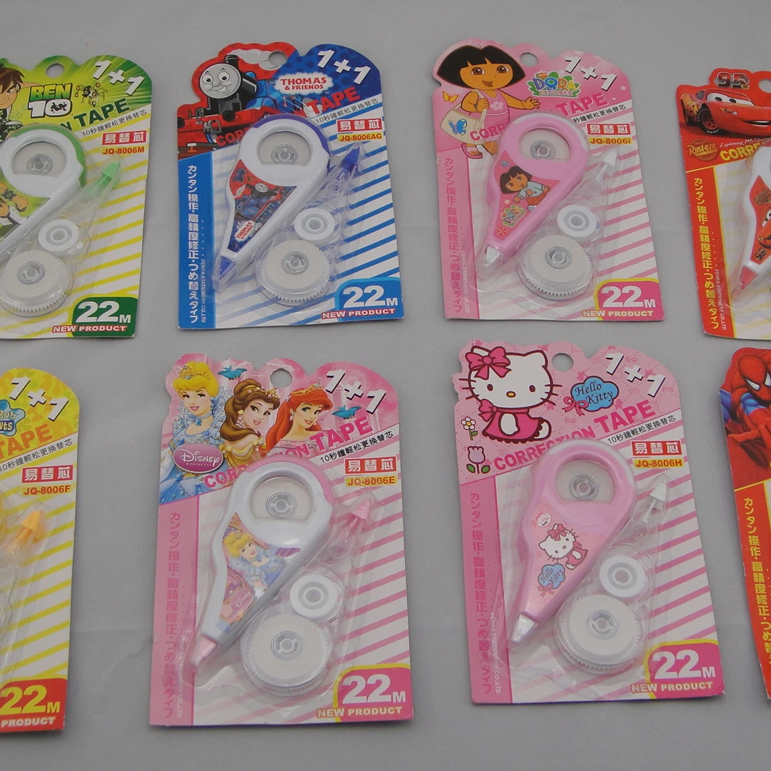 XB-8006 OEM Cheap factory wholesale ecofriendly cute School Office Stationery  correction tape