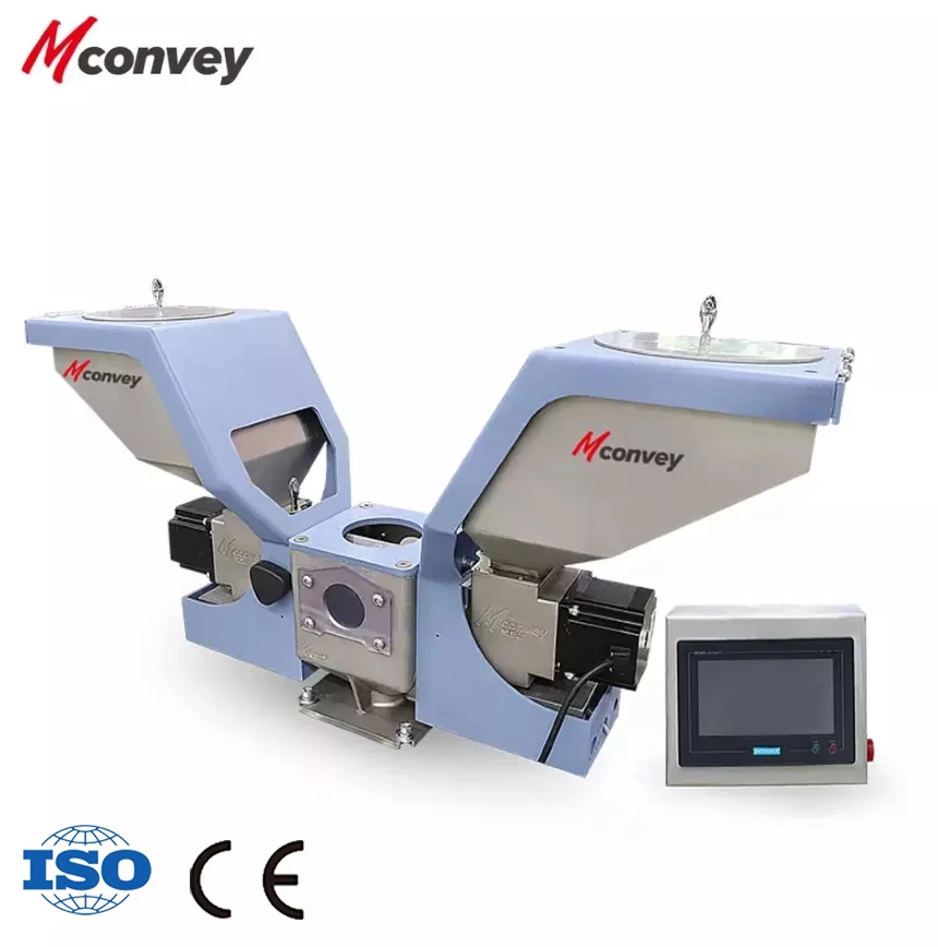 CE Automatic plastic color machine Industrial Mixer Blender gravimetric dosing recycle resin weighing machine