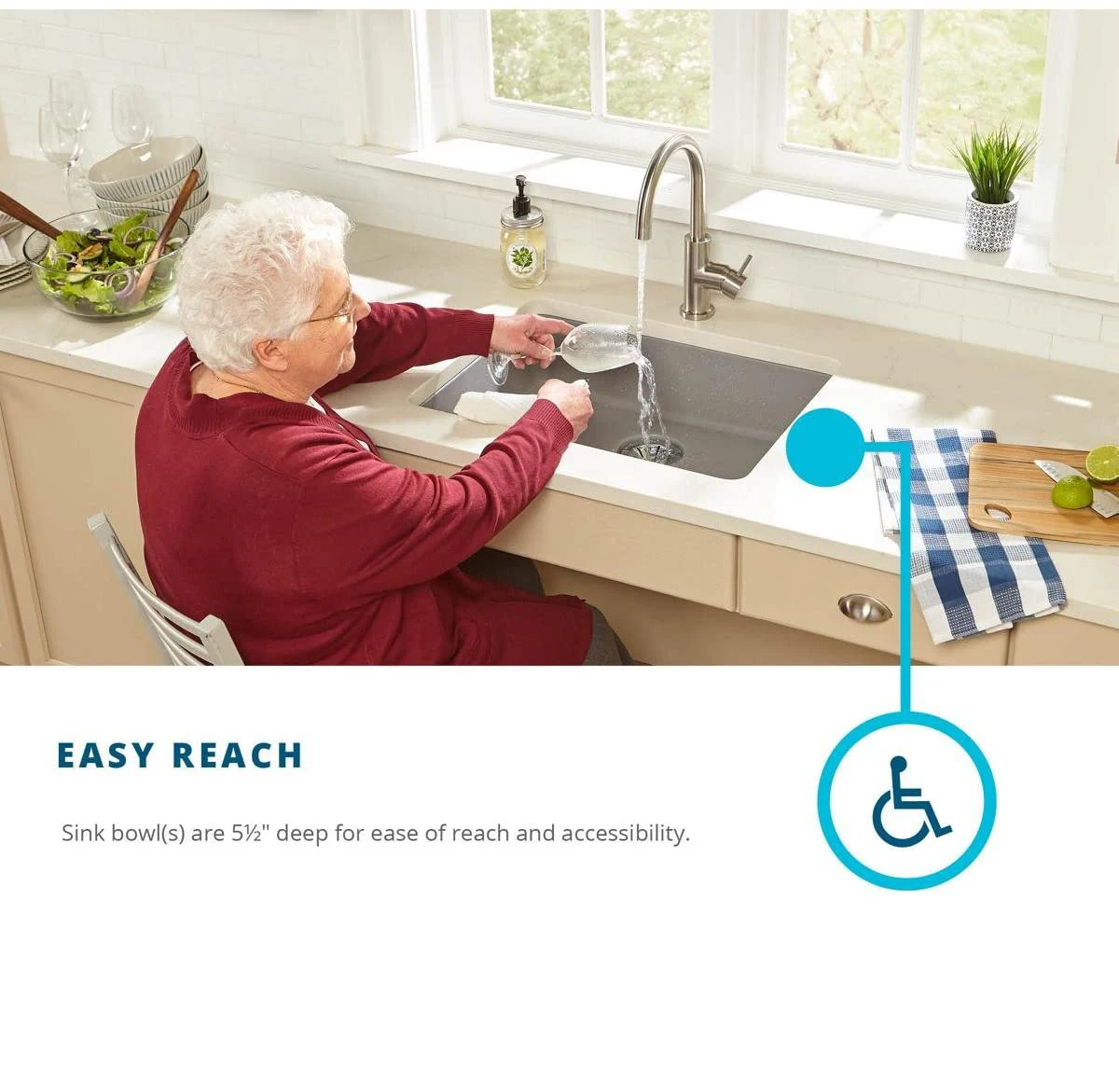 Composite Quartz Stone Black Single bathroom Sink Kitchen top mount Granite Kitchen Sink