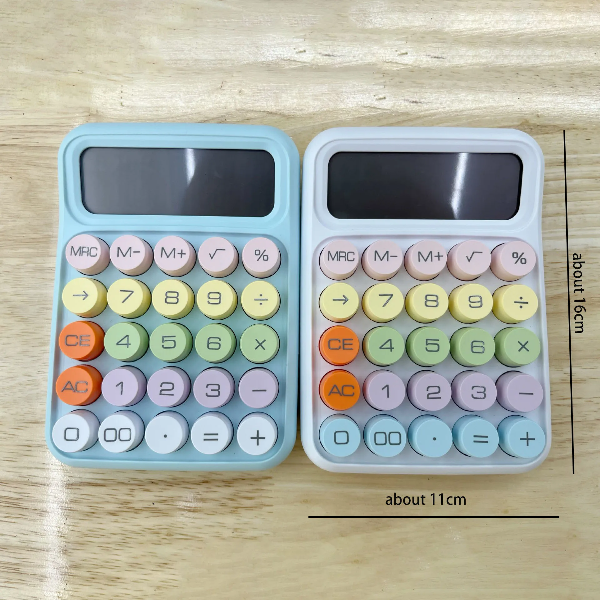 12 Bit Silent Mechanical Switch Calculator with small cute Handheld business office desktop Science calculator