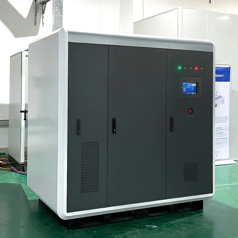 Outdoor 50kW/100kW Hybrid Solar Microgrid With 100kWh/200kWh Battery Backup Power for Industrial & Commercial Energy Storage ESS