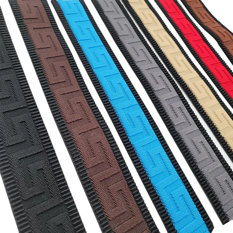 Термотрансферный мягкий пояс тесьма индивидуальный принт горячая Распродажа одежда жаккард 25 мм 38 тканые пользовательские эластичные