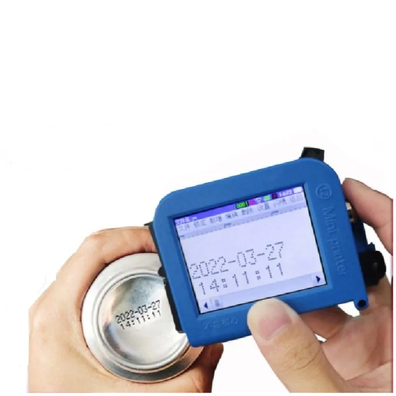 In Stock Portable Logo Printing Mini Inkjet Printer Batch Coding Machine For Pet Bottle