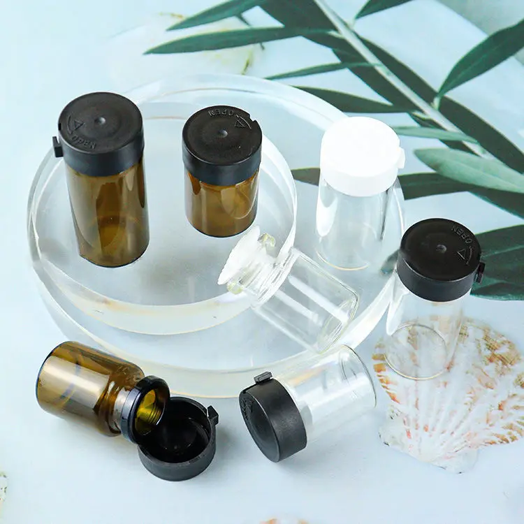 Medical Cover Pharmacy Pharmaceutical Vial 10ml 10 Ml Essential Oil Bottle 3ml 5ml 15ml 20ml Empty Glass Ampoule With Snap Lid