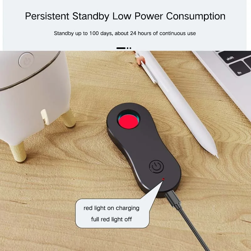 Anti-Spy Hidden Camera Laser Detector Spy Camera Finder Anti Spy Infrared Detector Finder Handheld Lens Detector