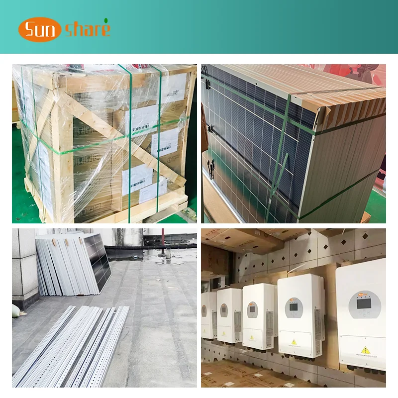 5KW 10KW Hybrid Solar System With Longi Ja Trina Jinko Solar Panel System With Lithium Iron Batteries