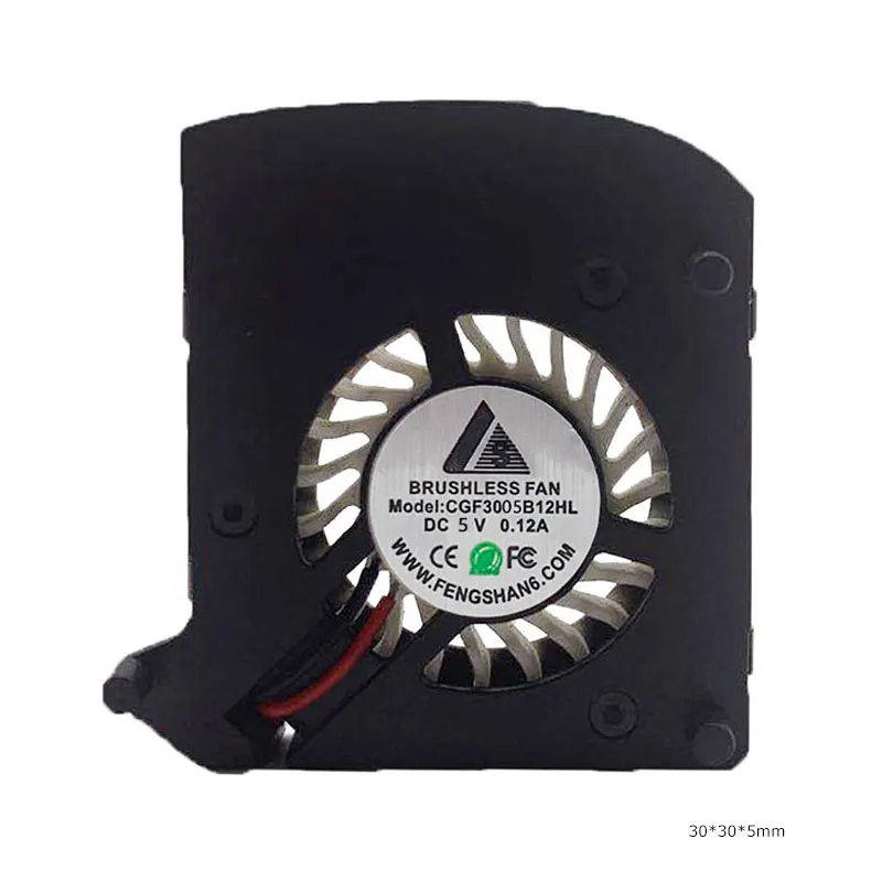 30mm 30x30x5mm Mini Silent Fan 3005 5V HY Bearing 11000rpm Dc Brushless Blower Fan For Smart Electric Breathing Valve Cooling