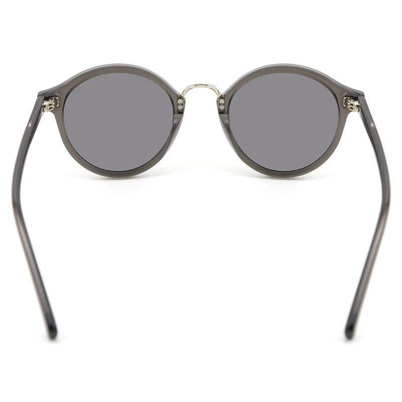 High end custom logo round vintage latest sun glasses eyewear BIO acetate polarized sunglasses for ladies 2022