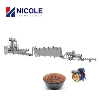 Full Automatic Fish Floating Aquatic Feed Pellet Processing Production Line Making Machine