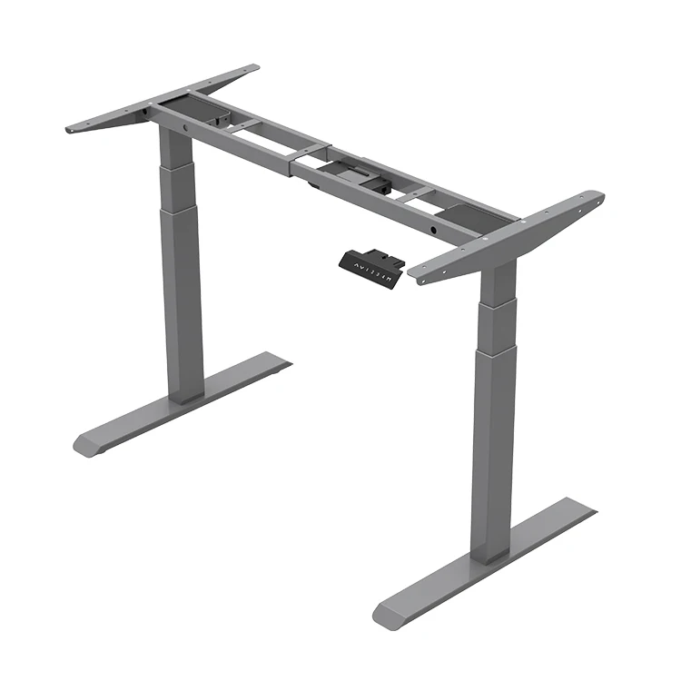Two Legs Sit Stand Ergonomic Electric Height Adjustable Desk  Steel Table Lift Base Leg for Sit to Stand Desk